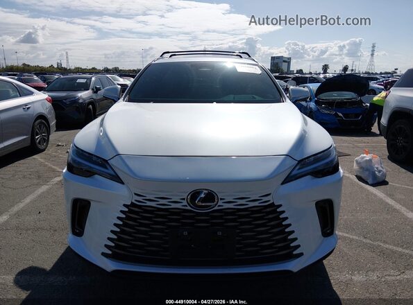 2T2BBMCA3SC075679 2025 LEXUS RX 350H Белый Вид задней части салона