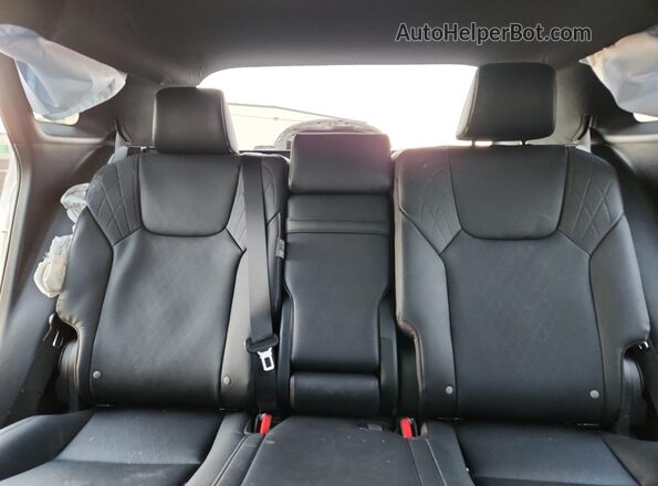 2T2BBMCA5SC076574 2025 LEXUS RX White Widok tylnych siedzeń