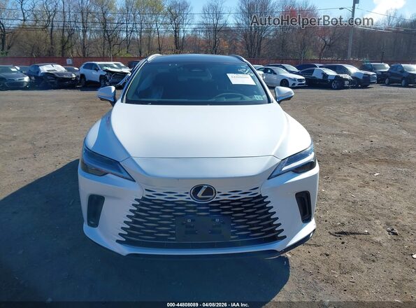 2T2BBMCA7SC098429 2025 LEXUS RX 350H White ხელსაწყოთა პანელის ხედი