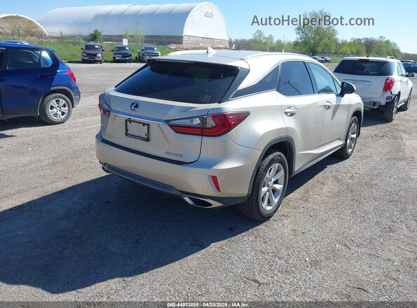 2T2BZMCA1HC080433 2017 LEXUS RX 350 Gold უკანა მარჯვენა