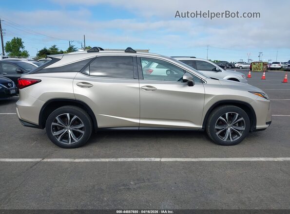 2T2BZMCA4GC004364 2016 LEXUS RX 350 Золотой Вид задней части салона