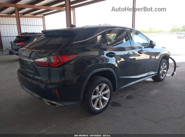 2T2BZMCA4GC006213 2016 LEXUS RX 350 Black Հետևի աջ