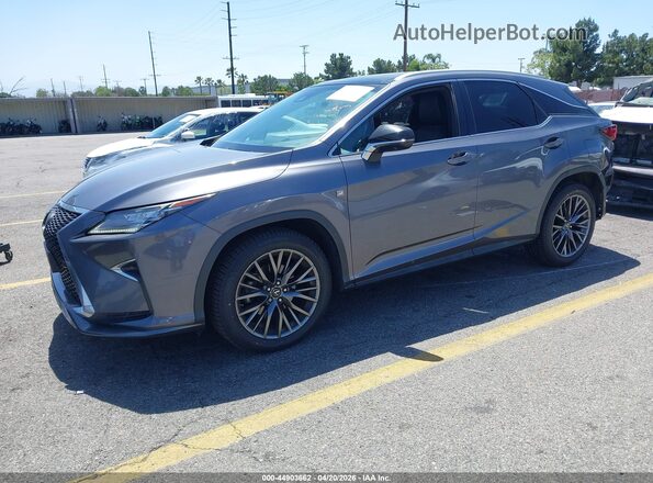 2T2BZMCA6GC037186 2016 LEXUS RX 350 Gray Vista tres cuartos delantera izquierda