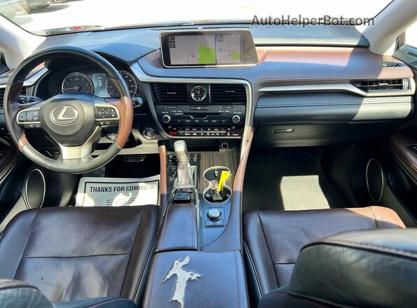 2T2BZMCA8JC138768 2018 LEXUS RX Синий Вид щитка приборов