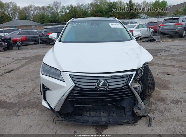 2T2BZMCA9GC014081 2016 LEXUS RX 350 White Vista interior trasera