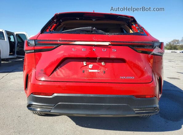 2T2GDCAZ2PC004662 2023 LEXUS NX Red Widok z tyłu