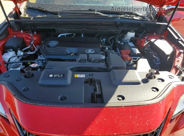 2T2GDCAZ2PC004662 2023 LEXUS NX Red Widok wnętrza z tyłu