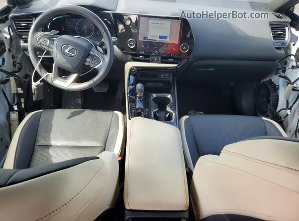 2T2GGCEZ9NC012076 2022 LEXUS NX White Widok deski rozdzielczej