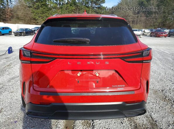 2T2GGCEZ9RC058125 2024 LEXUS NX Red Հետևի տեսք