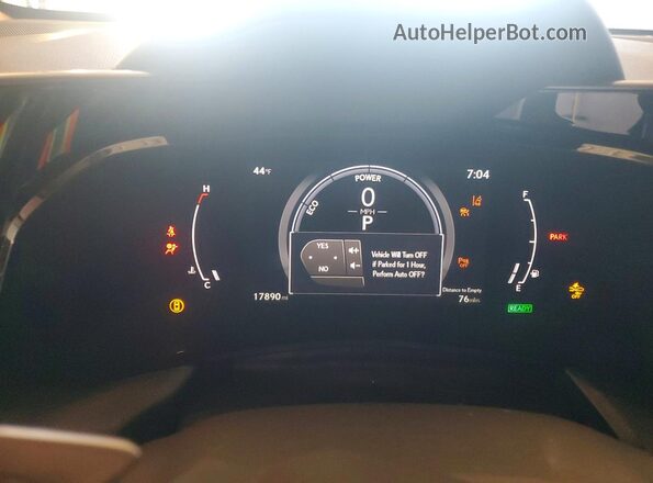 2T2GKCEZ1SC038844 2025 LEXUS NX Blue Instrument cluster view