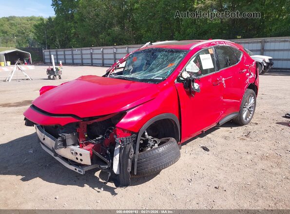 2T2GKCEZ6PC009833 2023 LEXUS NX 350H Red Front left