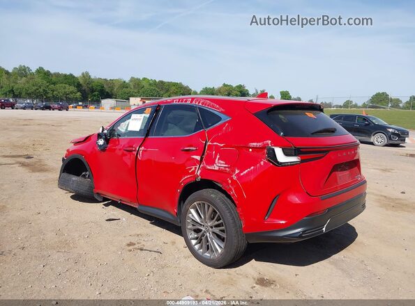 2T2GKCEZ6PC009833 2023 LEXUS NX 350H Red Rear left
