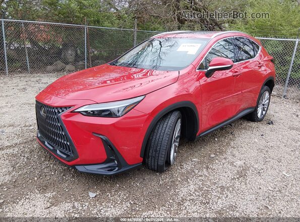 2T2GKCEZ6SC040296 2025 LEXUS NX 350H Red Front left