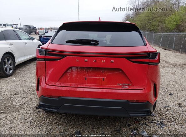 2T2GKCEZ6SC040296 2025 LEXUS NX 350H Red 