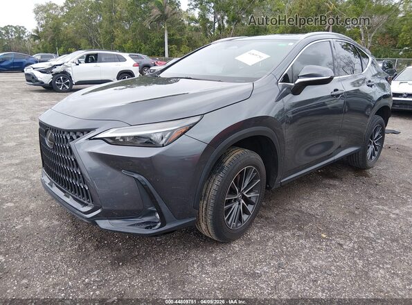 2T2GKCEZ8PC011471 2023 LEXUS NX 350H Gray Առջևի ձախ երեք քառորդ տեսարան