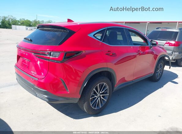 2T2GKCEZ8RC029648 2024 LEXUS NX 350H Red უკანა მარჯვენა
