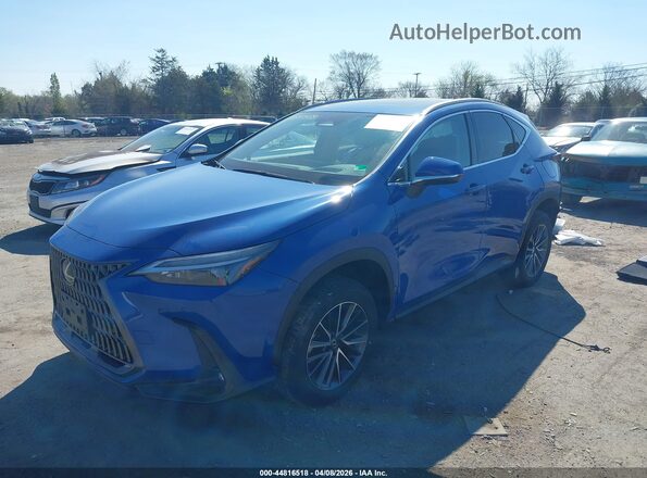 2T2GKCEZ9RC025222 2024 LEXUS NX 350H Blue წინა მარცხენა ხედი სამი მეოთხედიდან