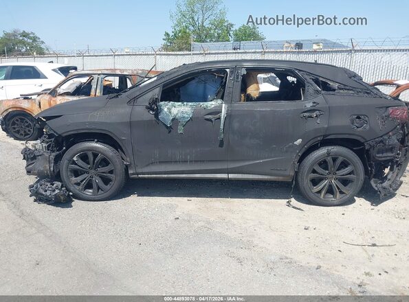 2T2HGMDA4LC056070 2020 LEXUS RX 450H Black Սալոնի հետևի տեսք