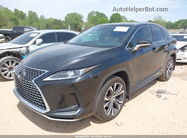 2T2HGMDA9LC055030 2020 LEXUS RX 450H Black Առջևի ձախ երեք քառորդ տեսարան
