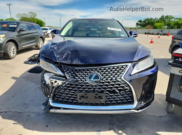 2T2HZMAA2MC194450 2021 LEXUS RX Blue Vista frontal