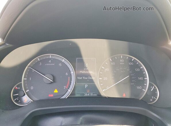 2T2HZMDA0MC283025 2021 LEXUS RX Green Instrument cluster view