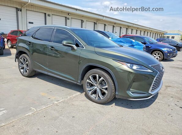 2T2HZMDA0MC283025 2021 LEXUS RX Green Front right