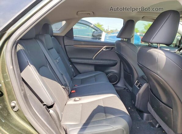 2T2HZMDA0MC283025 2021 LEXUS RX Green Rear interior view