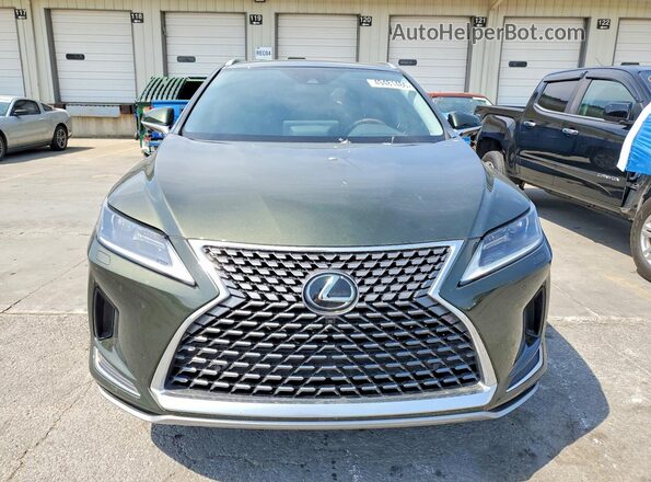 2T2HZMDA0MC283025 2021 LEXUS RX Green Front view