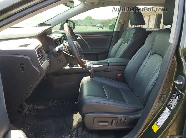 2T2HZMDA0MC283025 2021 LEXUS RX Green Front interior view