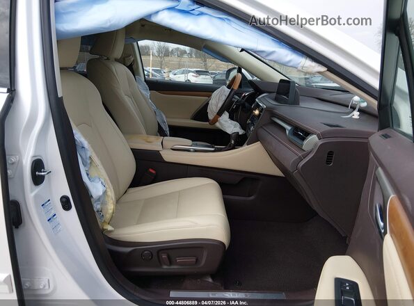 2T2HZMDA7LC256340 2020 LEXUS RX 350 White Widok wnętrza z przodu