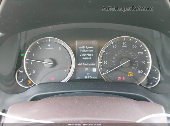 2T2HZMDA7LC256340 2020 LEXUS RX 350 White Widok tylnych siedzeń