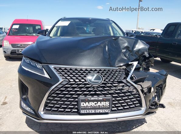 2T2JZMDA9MC300664 2021 LEXUS RX 350 Black ხელსაწყოთა პანელის ხედი