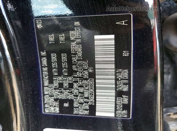 2T2KGCEZ0RC032653 2024 LEXUS NX Black Вид наклейки з VIN-кодом