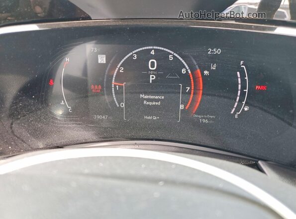 2T2KGCEZ0RC032653 2024 LEXUS NX Black Вид щитка приладів