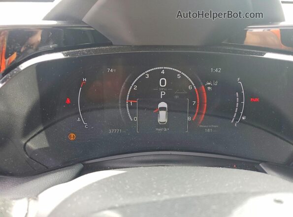 2T2KGCEZ1RC035951 2024 LEXUS NX Gray Widok zestawu wskaźników