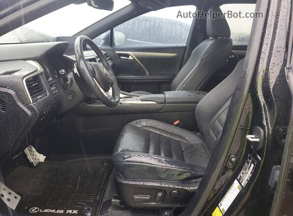 2T2YZMDA5MC294070 2021 LEXUS RX Black წინა სალონის ხედი