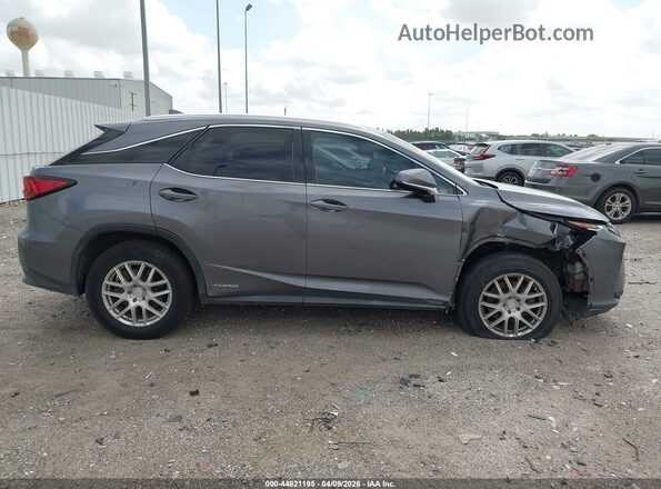 2T2ZFMCA4GC001598 2016 LEXUS RX 450H Gray Vista interior trasera