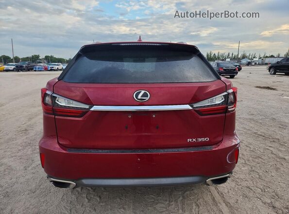 2T2ZZMCA3GC005066 2016 LEXUS RX Red Widok z tyłu