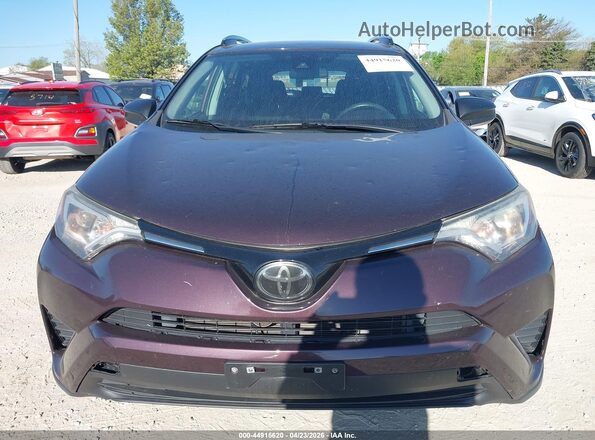 2T3BFREV2HW545236 2017 TOYOTA LE Burgundy Սարքավորումների վահանակի տեսք