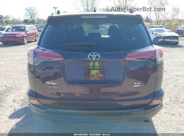 2T3BFREV2HW545236 2017 TOYOTA LE Burgundy 