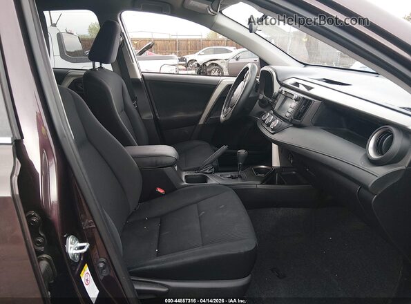 2T3BFREV4GW531675 2016 TOYOTA LE Burgundy Front interior view