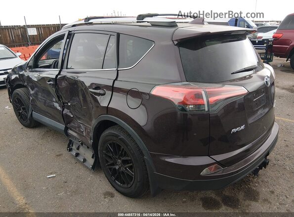 2T3BFREV4GW531675 2016 TOYOTA LE Burgundy Rear left