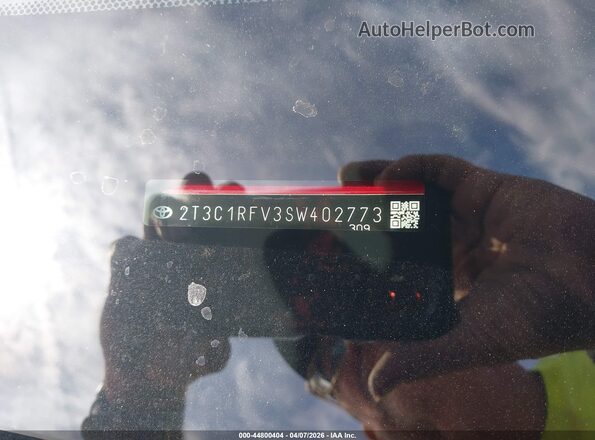 2T3C1RFV3SW402773 2025 TOYOTA LE Красный Вид подкапотного пространства