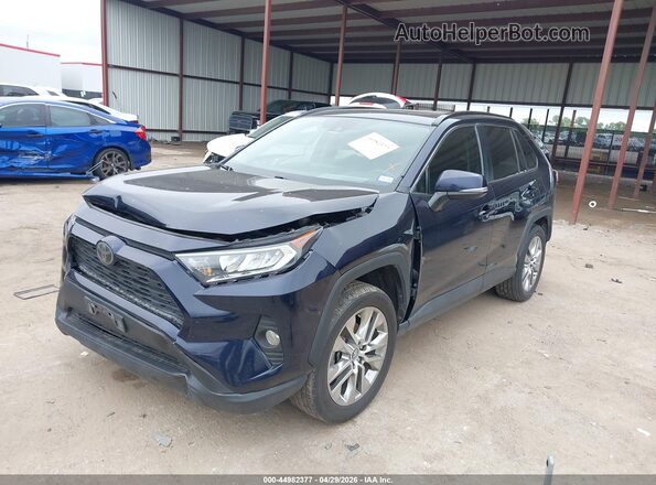2T3C1RFV7MC086864 2021 TOYOTA LE Blue Առջևի ձախ երեք քառորդ տեսարան
