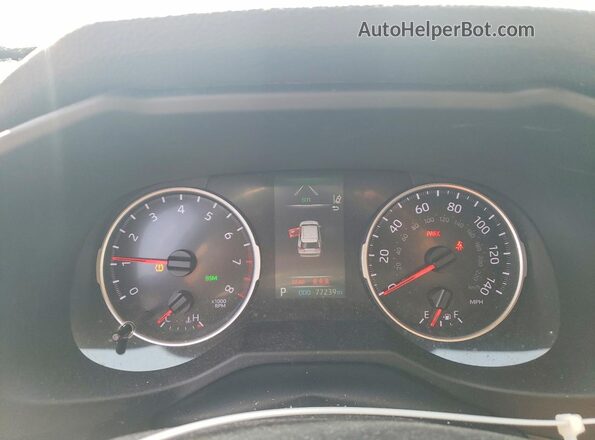 2T3C1RFV7MC159246 2021 TOYOTA LE Black Вид щитка приладів