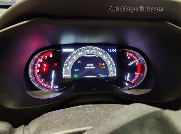 2T3D1RFV7KW040211 2019 TOYOTA LIMITED Gray Вид щитка приладів