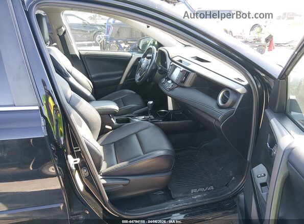 2T3DFREV1JW839743 2018 TOYOTA LIMITED Black Front interior view