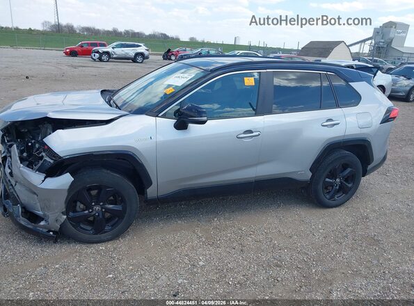 2T3E6RFV4MW027473 2021 TOYOTA RAV4 HYBRID Silver Панорамний вид салону 360°
