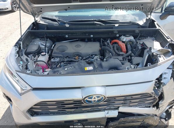 2T3E6RFV4MW027473 2021 TOYOTA RAV4 HYBRID Silver Вид ззаду