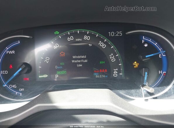 2T3E6RFV7MW023434 2021 TOYOTA RAV4 HYBRID Gray უკანა სავარძლების ხედი